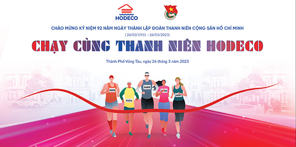 Giải việt dã “Chạy cùng thanh niên HODECO”