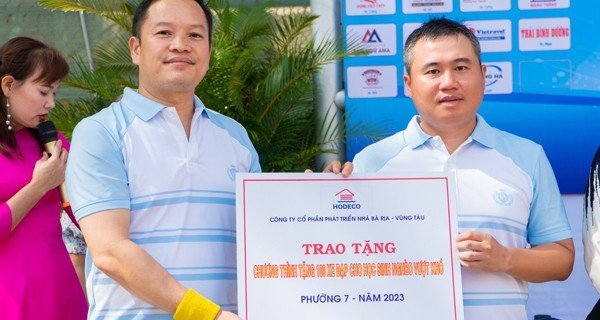 HODECO đồng hành ủng hộ và trao tặng “Chương trình 100 xe đạp cho học sinh nghèo vượt khó” tại Phường 7, TP. Vũng Tàu