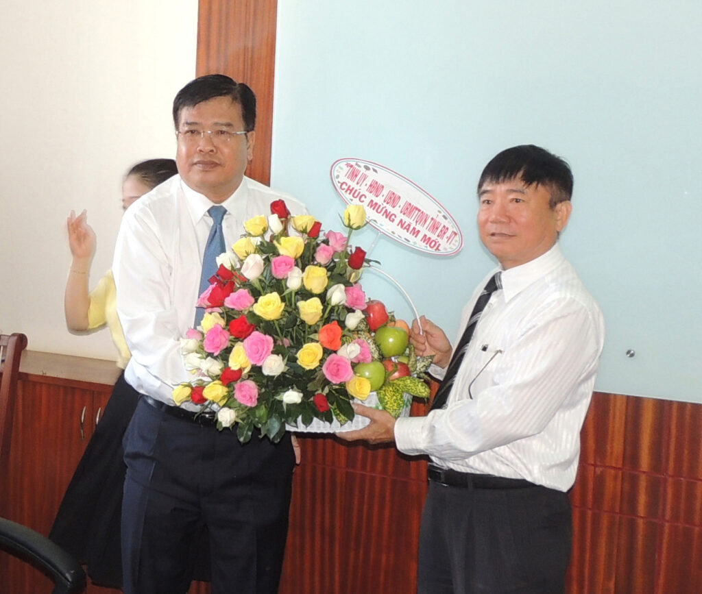 Lãnh đạo tỉnh BR – VT thăm và chúc tết Công ty CP Phát triển nhà BR – VT nhân dịp tết Bính Thân 2016
