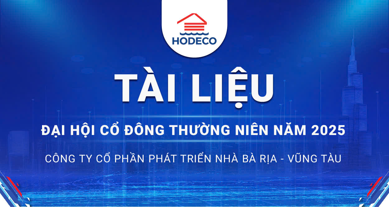 Tài liệu họp Đại hội cổ đông thường niên năm 2025