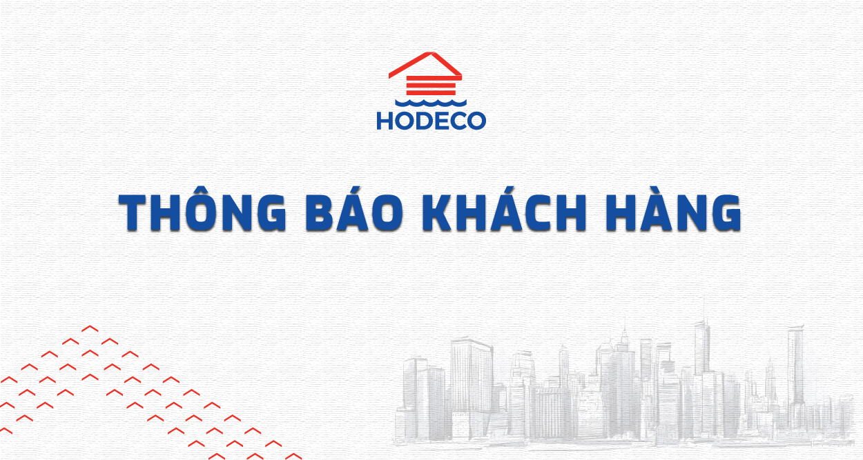 Thông báo về việc thanh toán liên quan đến kinh doanh, mua bán và cho thuê bất động sản