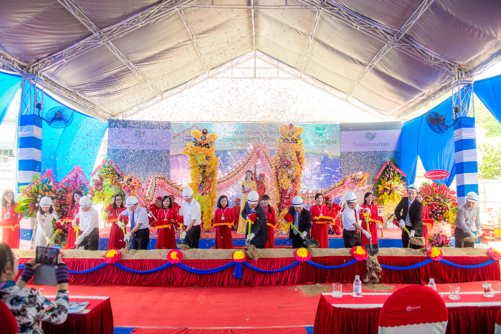 The commencement ceremony of the apartment project – FUSION SUITES Vung Tau resort
