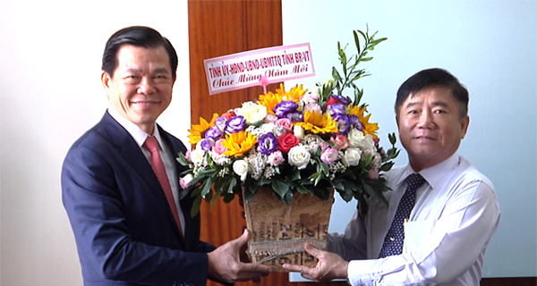 Lãnh đạo tỉnh BR-VT thăm và chúc tết công ty cp phát triển nhà BR-VT nhân dịp tết Mậu Tuất 2018