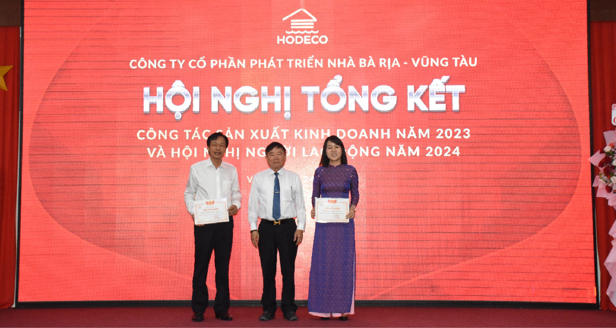 HODECO tổ chức hội nghị tổng kết công tác sản xuất kinh doanh năm 2023 và hội nghị người lao động năm 2024