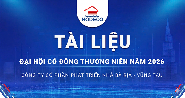 Tài liệu Đại hội đồng cổ đông thường niên năm 2026