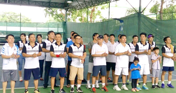 Tưng bừng giải tennis giao hữu nhà đất Phú Mỹ – HODECO mở rộng lần I