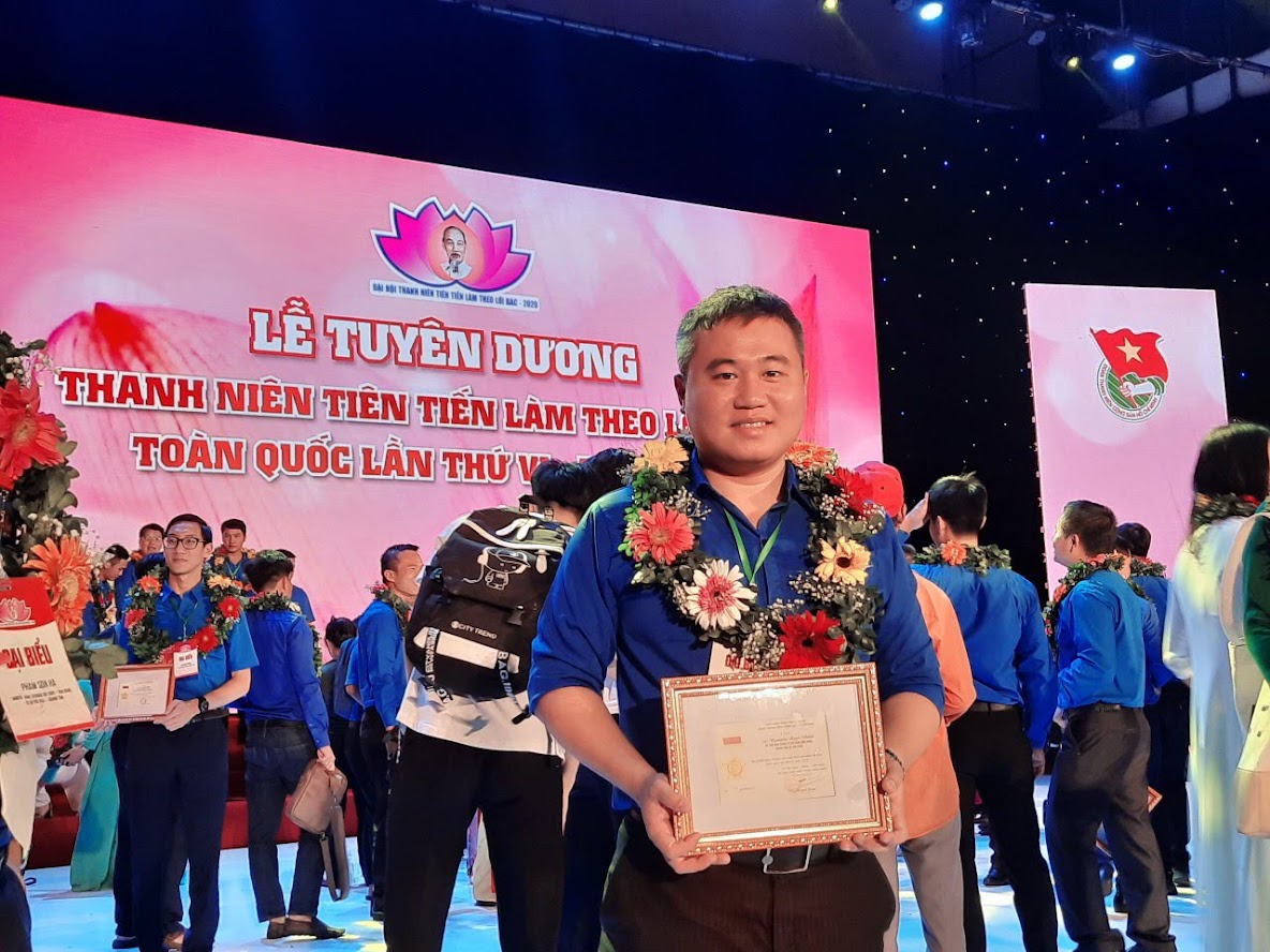 Mr. Doan Huu Ha Vinh – Deputy General director, Secretary of the Youth Union of HODECO participated in the sixth congress of advanced young people following Uncle Ho’s words