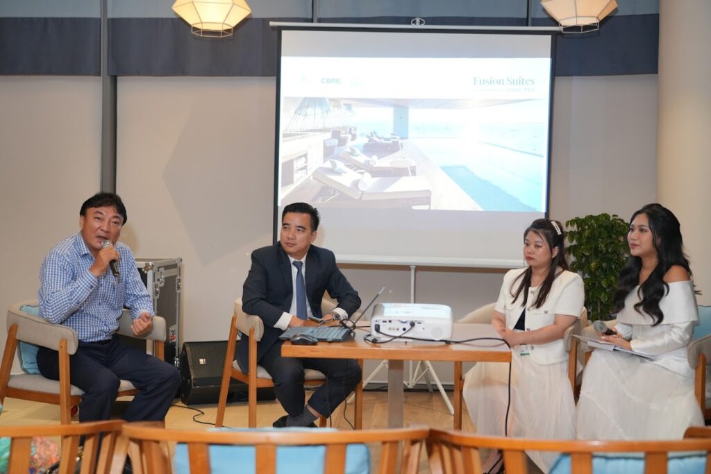 HOLDING A DISCUSSION ON THE SITUATION OF THE RESORT REAL ESTATE MARKET/CONDOTEL