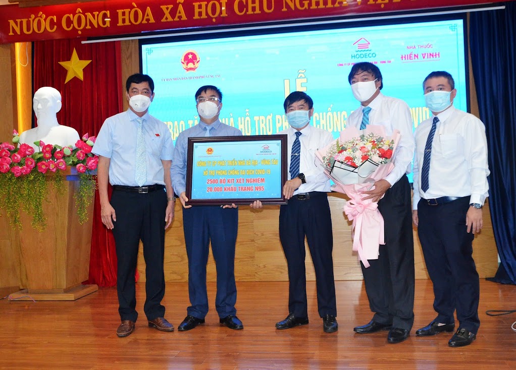 HODECO AWARDED MEDICAL EQUIPMENT FOR THE EPIDEMIC PREVENTION TO VUNG TAU CITY.
