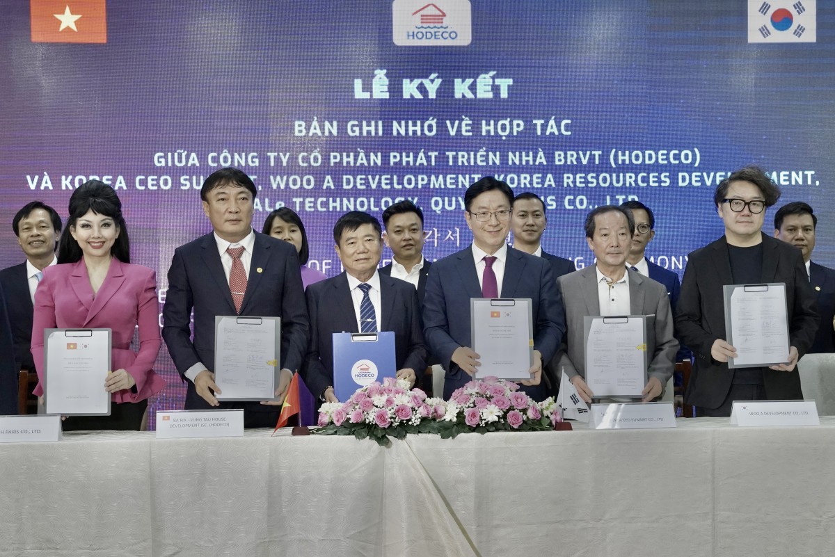 Hodeco Signs Memorandum of Understanding on Development Cooperation with South Korean Enterprises