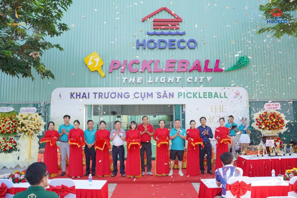 HODECO Inaugurates Pickleball Court Complex at The Light City